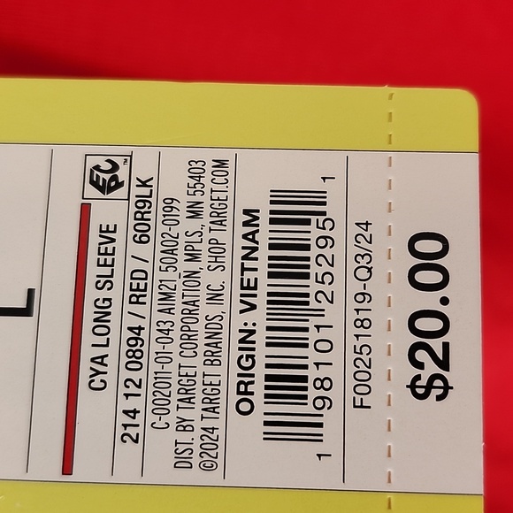 Red Women's Top, L - Picture 10 of 10